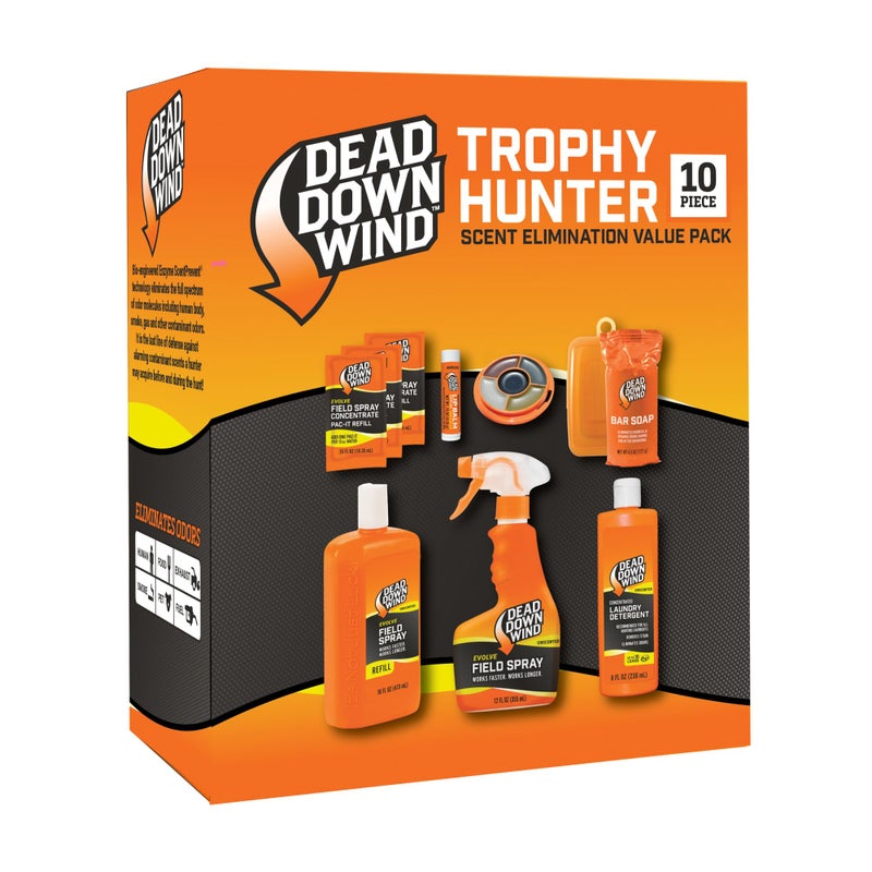 DEAD DOWN WIND Trophy Hunter Scent Eliminator, 10 Piece Kit - Image 1